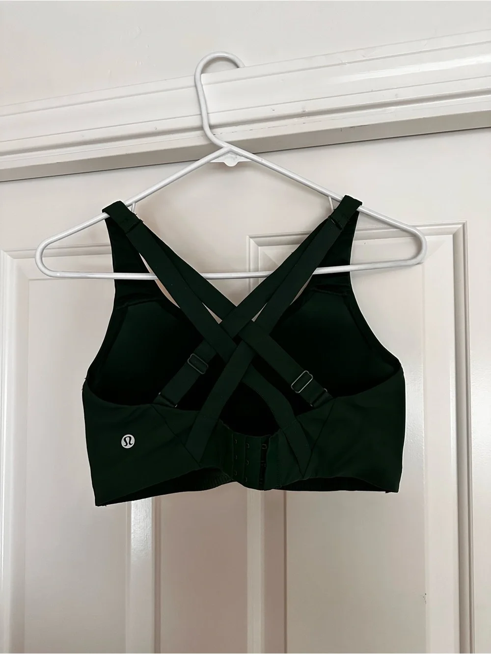 lululemon athletica Deep Green Cross-Back Sports Bra